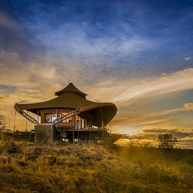 Tented suite at Mhala Mzuri in Masai Mara