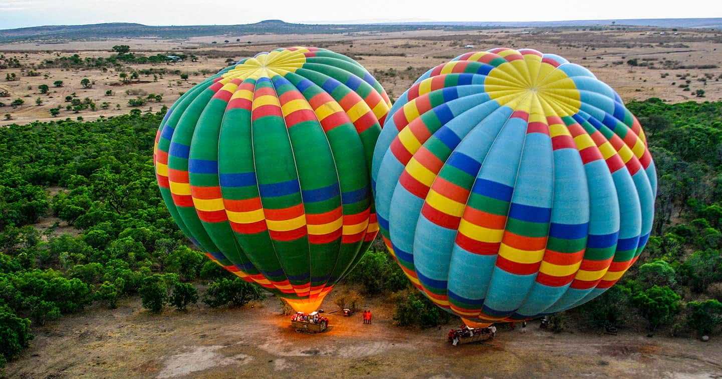 Ziek persoon variabel Afscheid Hot-air balloon flights in the Masai Mara - Experience the Masai Mara  plains from above