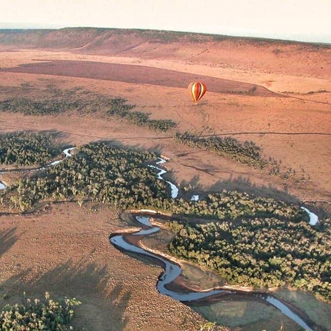 Balloon flight in Masai Mara North Conservancy