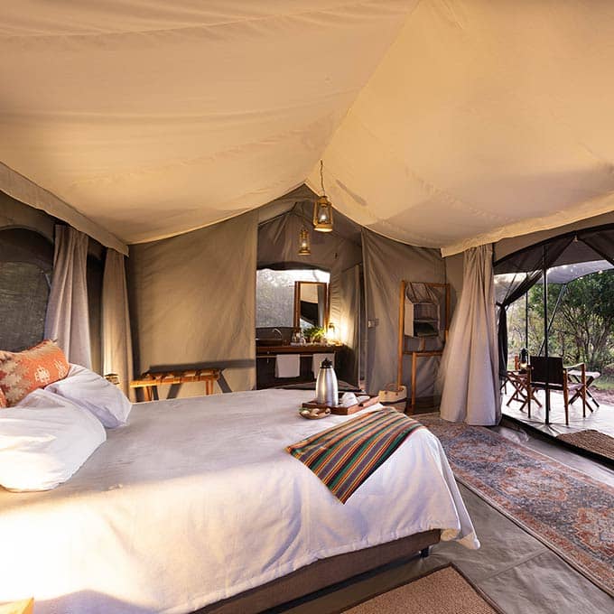 Luxury tent at Basecamp Wilderness Camp in Masai Mara