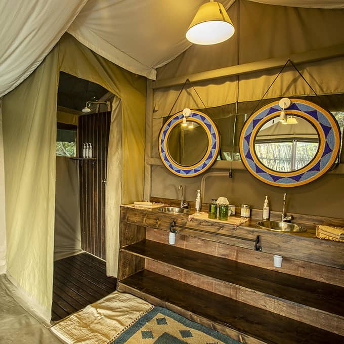 Bathroom at Offbeat Mara Camp in Mara North Conservancy