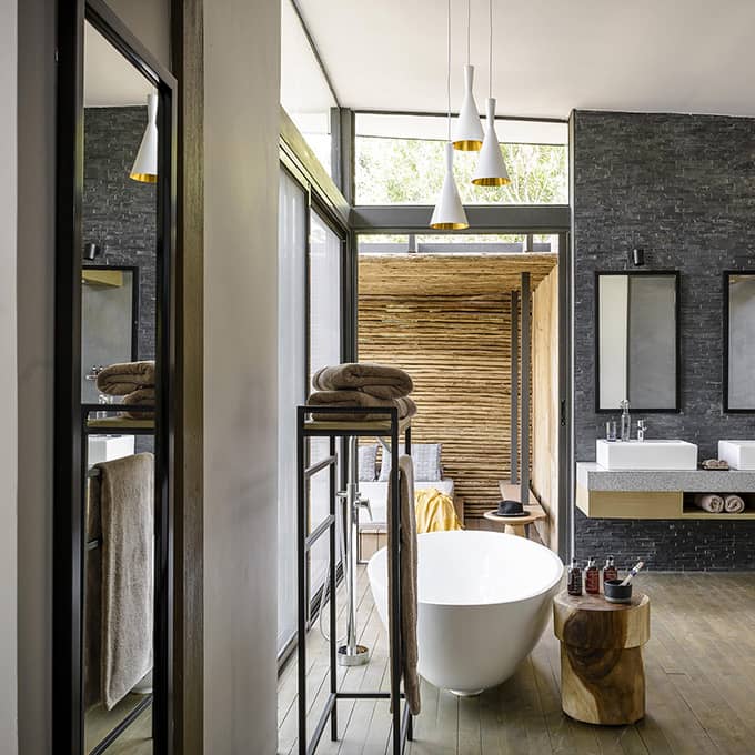 Bathroom at Sanctuary Olonana Safari Lodge in the Maasai Mara