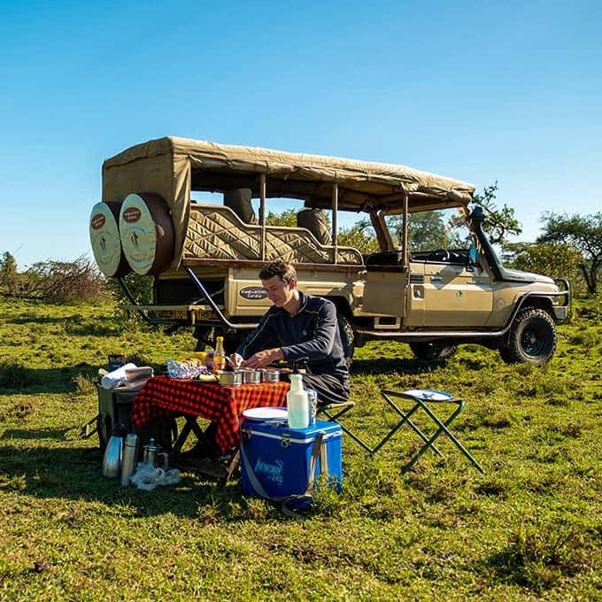Bush picnic in Ol Kinyei Masai Mara
