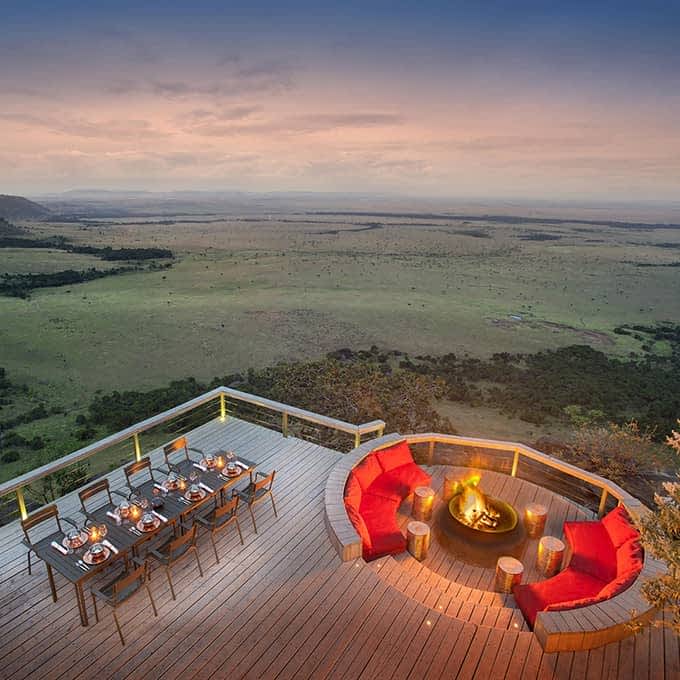 Enjoy an exquisite dining experience at Angama Mara