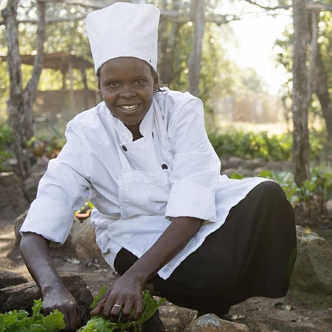Fresh ingredients make wholesome meals at Ngare Serian Camp in Masai Mara