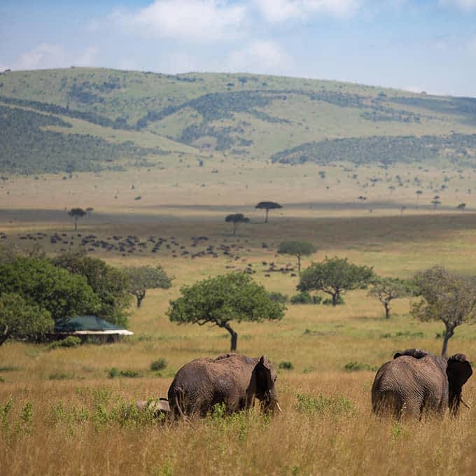 Hills in the Masai Mara