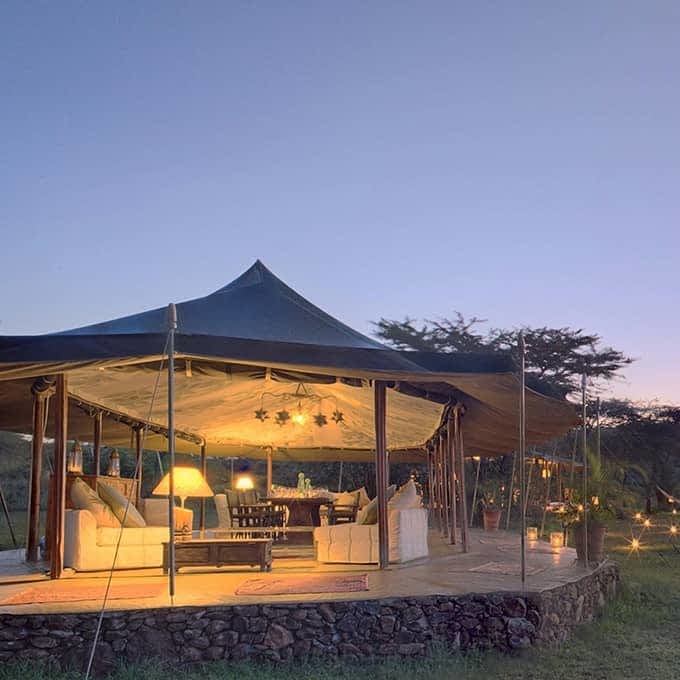 Enjoy a Kenya luxury safari at Richard's River Camp