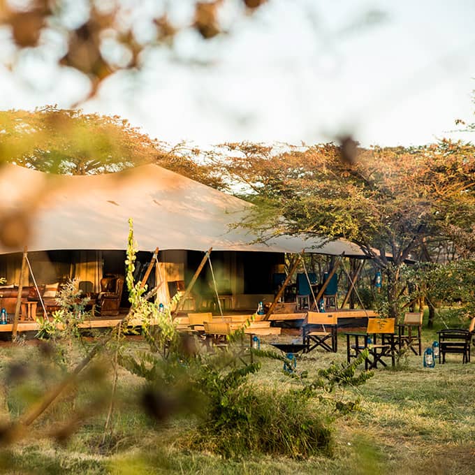 The lounge tent at Mara Expedition Camp