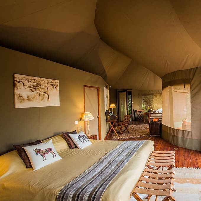 Enjoy a luxury Masai Mara safari at Sala's Camp in a tented suite