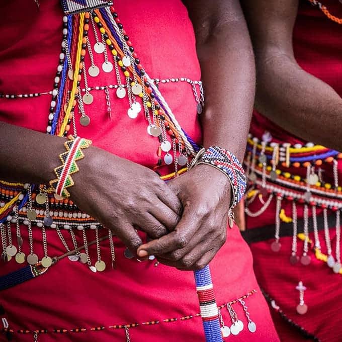 Maasai beadwork in Kenya