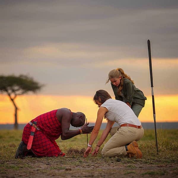 Maasai people and culture in Masai Mara, Kenya