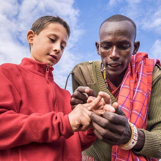 Explore Ol Kinyei Conservancy with your Maasai guide