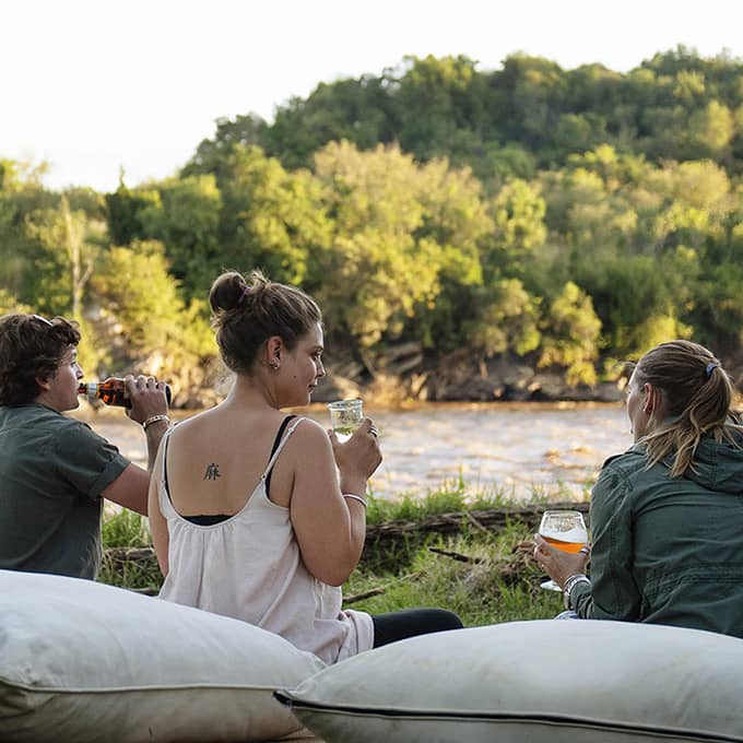 Enjoy a Mara riverside safari at Serian Nkorombo Mobile Camp