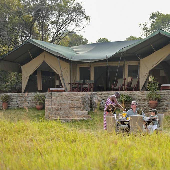 Masai Mara family safari at Kicheche Mara Camp