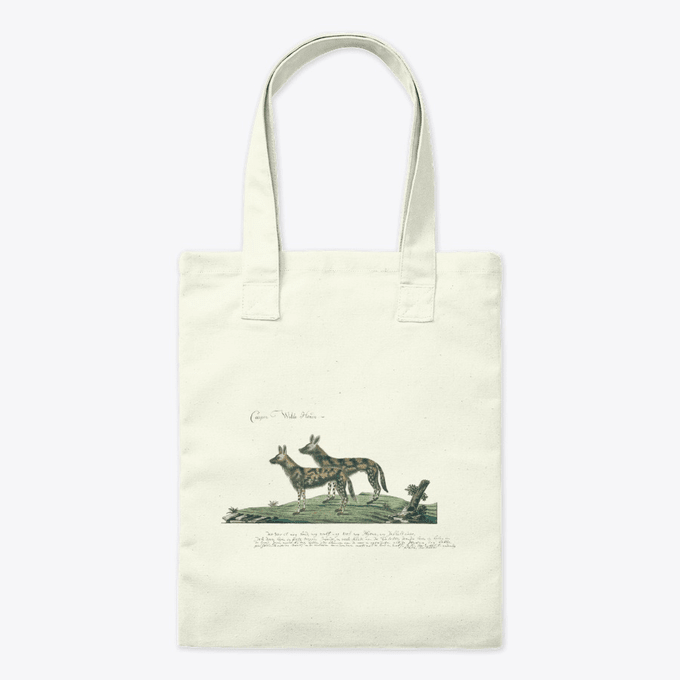 Masai Mara heritage collection tote bag - Wild dogs