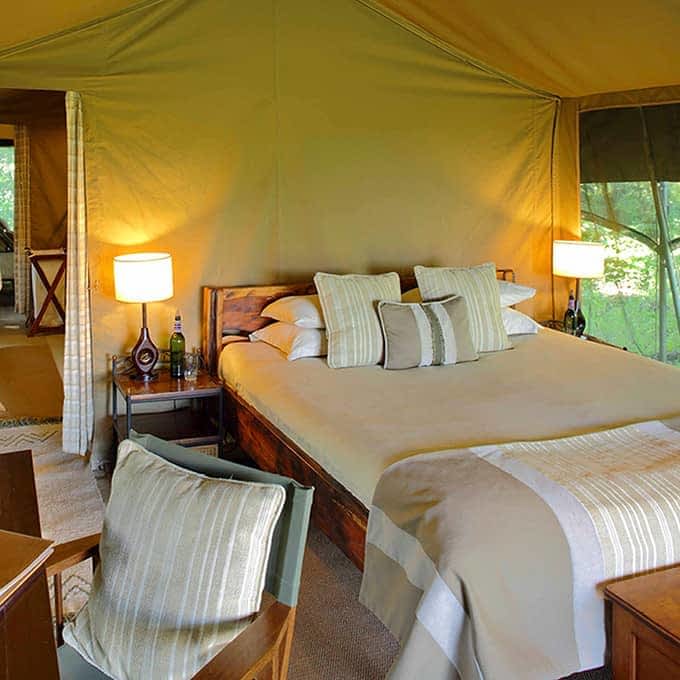 Stay at Rekero Camp in the Masai Mara for a luxury safari