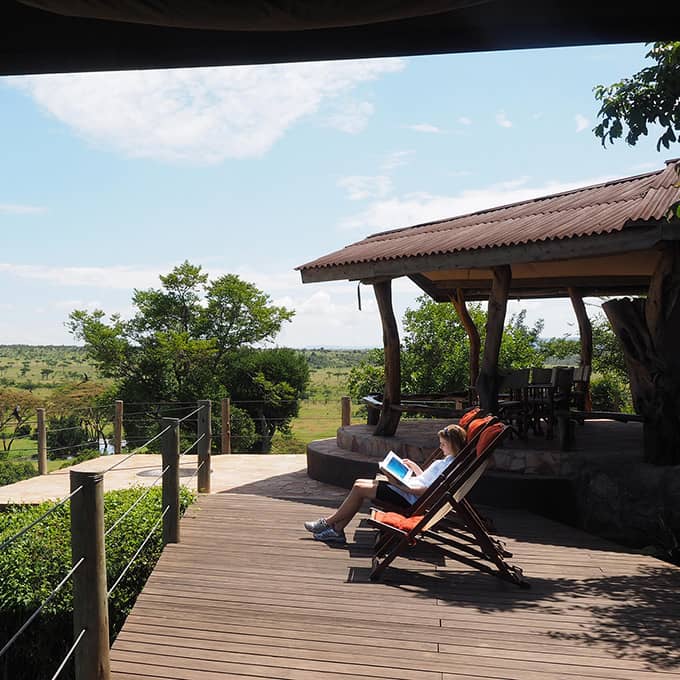 Commanding views of the Masai Mara at Eagle View Camp in Naboisho