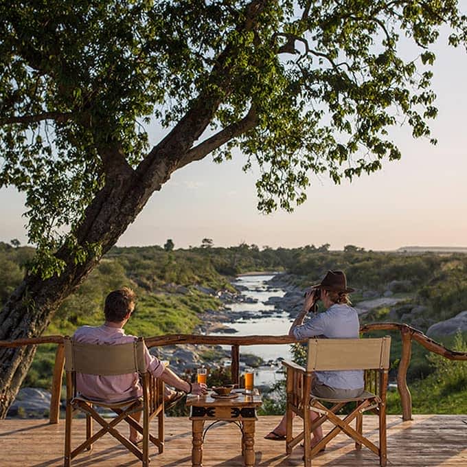 Fantastic Masai Mara Talek River views from Rekero Camp