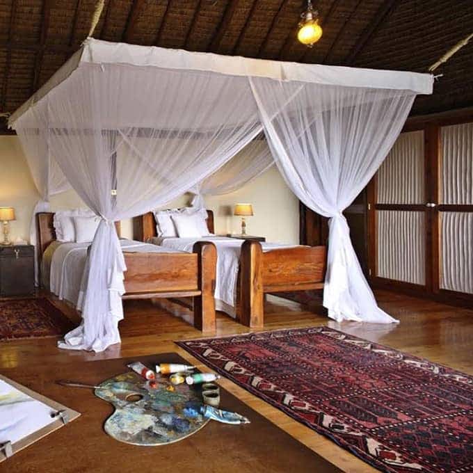 The Artist's Studio at Saruni Mara luxury safari lodge