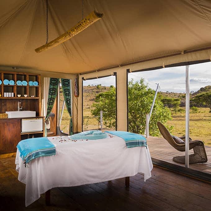 Spa and wellness at Sir Richard Branson's lodge in Kenya