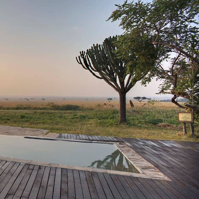 Cool off in Kichwa Tembo's stunning swimming pool in Masai Mara